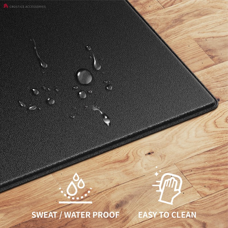 Crostice Bike Trainer Mat Compatible with Peloton Bike, for Treadmill