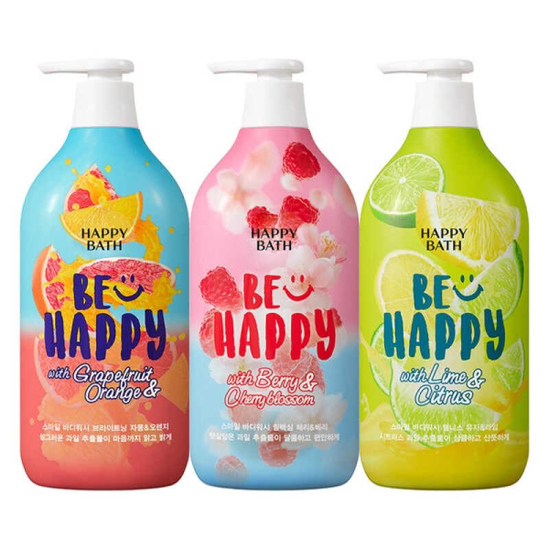Happy Bath Smile Body Wash 900G 2 packs (Optional) -