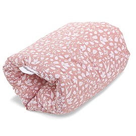 HOBEA-Germany Mini Breastfeeding Pillow Arm Nursing Pillow Small Nursing Pillow for Travelling Nursing Muff in Various Designs Model: Blütentraum Dusky Pink