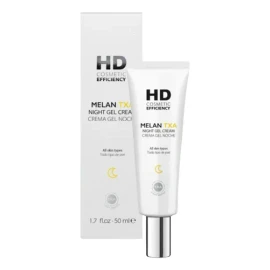 HD Cosmetic Melan TXA Crema Gel Noche 50ml Unifica Tono Apariencia Manchas Ilumina Piel Hidratación Nocturna Textura Ligera Uso Nocturno