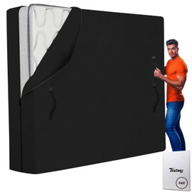 Todosy Mattress Bags for Moving and Storage, Zippered Mattress Storage Bag with 8 Strong Carrying Handles, Reusable Mattress Protector Cover Moving Supplies (Full)