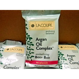 La coupe 50 LaCoupe Embrace Argan Oil Complex Body Soap Bar 1.3oz Travel Hotel Size Bars