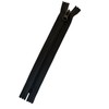 Plastic Zip Non-Separable 5 mm PZn_322 (Black, 58 cm)
