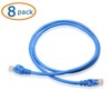 Cable Matters Paquete de 8 cables Ethernet Cat5e cortos Snagless