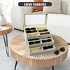GRTCZYSL Sunglasses Organizer 18 Slots, Multiple Pairs Glasses Storage Case
