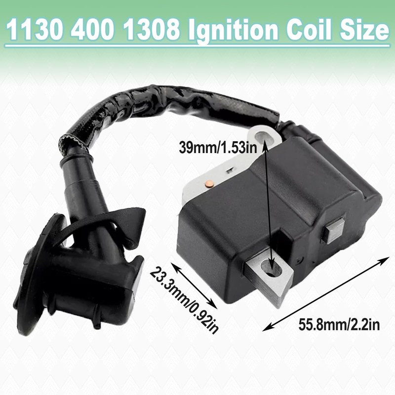 ZAMDOE 1130 400 1308 Ignition Coil for Stihl MS170 2-Mix