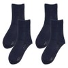 Fukusuke 37789WQ Men's Socks, Checkered Pattern, Crew Length, 2 Pairs