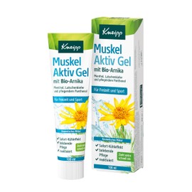 Kneipp Muscle Active Gel with Organic Arnica, for Leisure and Sports, Instant Cooling Effect, 100 ml