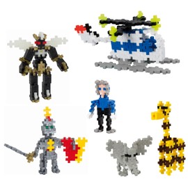 PLUS PLUS - Learn to Build Super Set - Basic Mix, 1,200 Pieces w/ 4 Baseplates - Construction Building Stem / Steam Toy, Interlocking Mini Puzzle Blocks for Kids