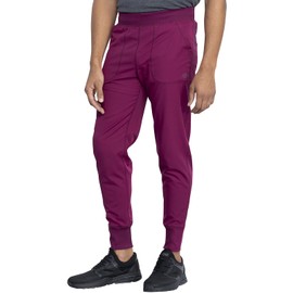 Dickies Dynamix Men Scrubs Pant Natural Rise Jogger DK040, M, Wine