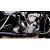 AAOK 1945 style BOOT GUARD HEAT SHIELD for Harley Exhaust