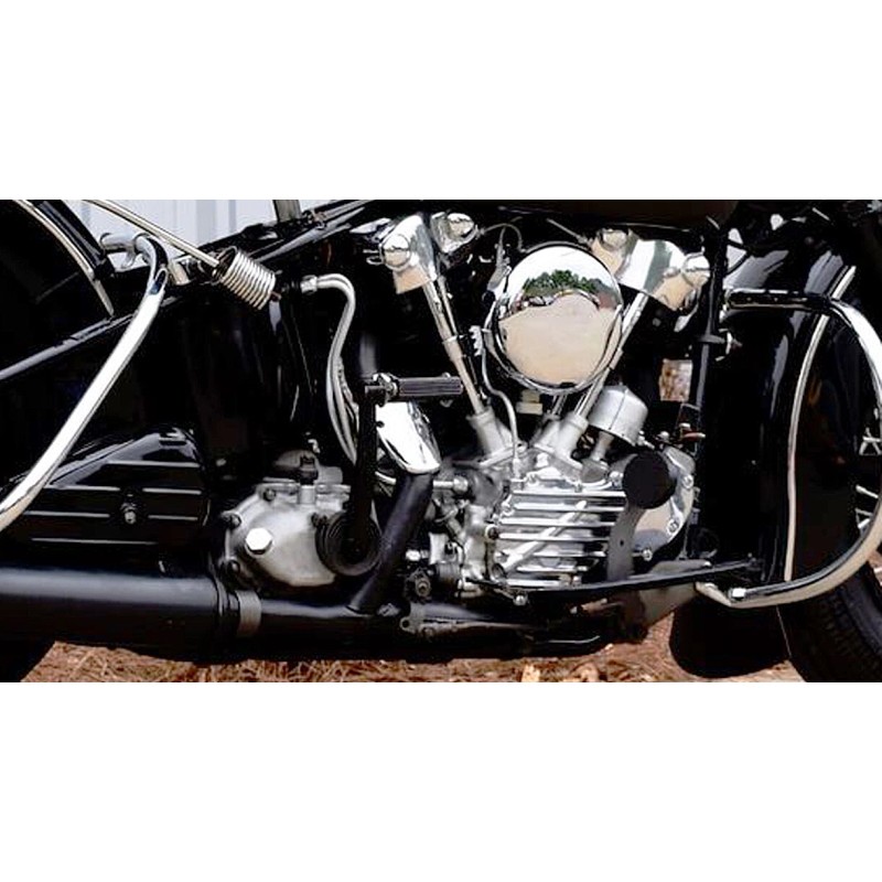 AAOK 1945 style BOOT GUARD HEAT SHIELD for Harley Exhaust
