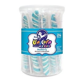 Adams & Brooks, Inc. Unicorn Pops 24 Count (Blueberry, Light Blue)