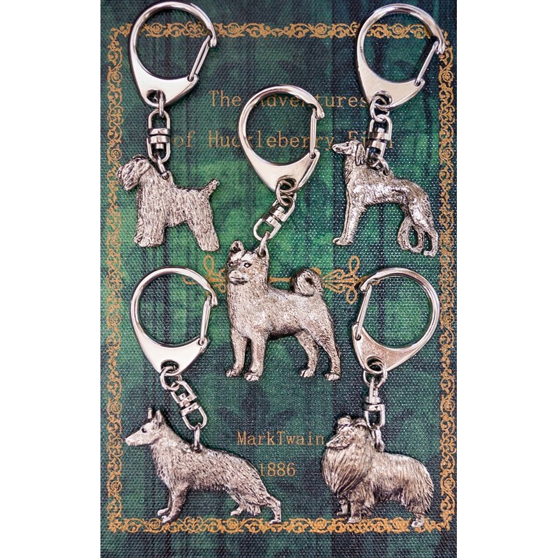 Brittany (buritani-supanieru) Made in England Art dog key holder Collection