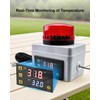 12V 120DB Loud Freezer Alarm with LED Flash, Remote Control