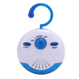 Portable FM Shower Radio FM Radio Speakers for Bathroom and More, ABS Construction Mini Shower Radio Built in Speaker and Antenna, FM Band 88-108MHZ