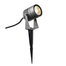 SLV Syna LED Ground Spike, 3000 K, Aluminium/Glass, 8.6 W, 14.5 x 5.4 x 10 cm