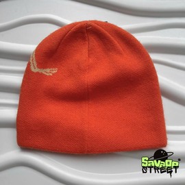 Trendy Knit Beanie | Bird Toque Winter Hat  Perfect for Ski, Snow & Streetwear Vibes – Unisex Must-Have:_Orange with sliver 