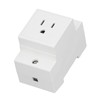 DIN Rail Socket, DIN Rail Mount Modular Power Socket Single