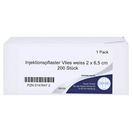 Injection Plasters 2 x 6.5 cm Fleece White