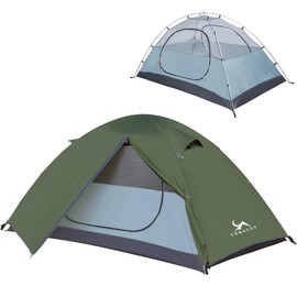 MC TOMOUNT Backpacking Tent 2 Person Waterproof Lightweight Double Layer Free-Standing Aluminum Pole for Outdoor Camping Hiking 4 Season