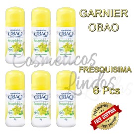 GARNIER 6 PACK OBAO DEODORANT ANTIPERSPIRANT FRESQUISIMA FOR WOMEN 48 H