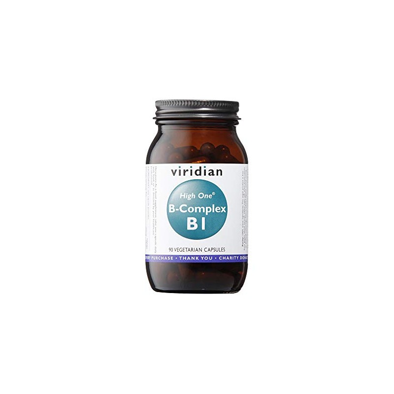 Viridian HIGH ONE Vitamin B1 with B-Complex, 90 Veg Caps