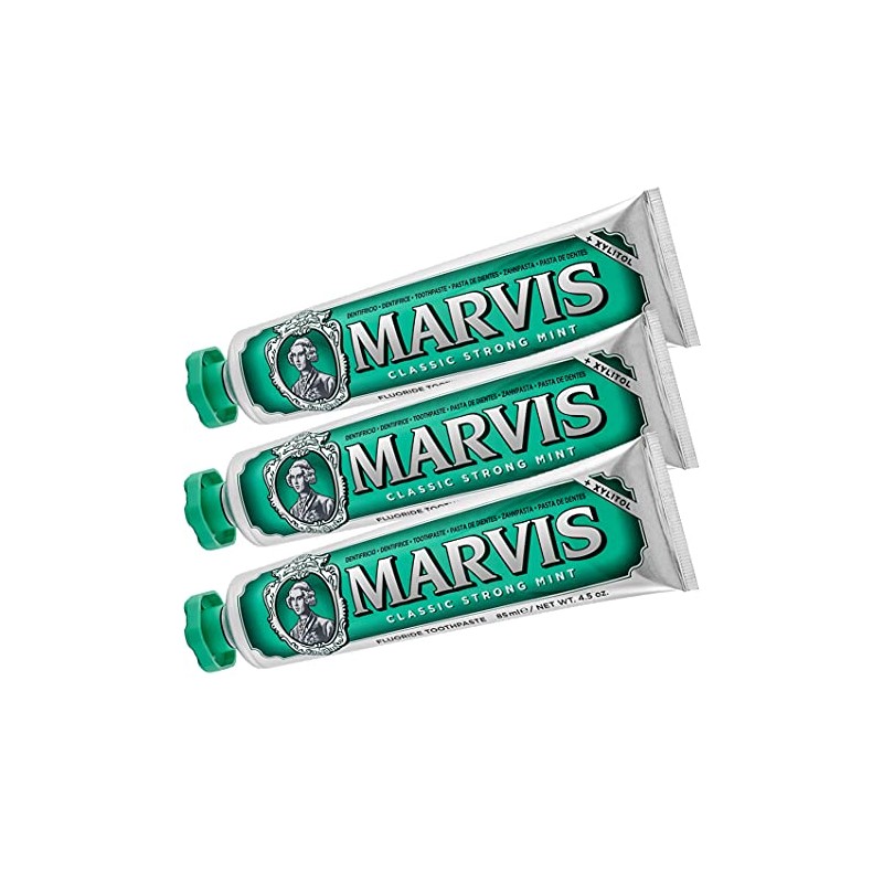 Marvis Toothpaste Classic Strong Mint 85ml, 3er Pack (3 x