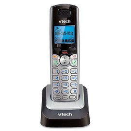 Vtech DS6101 VTech Accessory Cordless Handset, Silver/Black | Requires a DS6151 Series Phone System to Operate