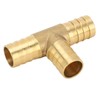3 Way Adapter Fitting Brass 5/8in Brass Universal Tee Fitting