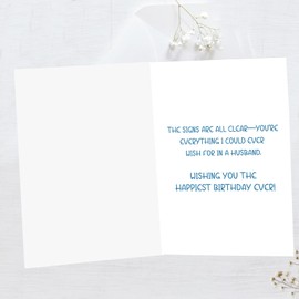 Mcduldul Husband Birthday Card | Happy Husband Birthday Gifts from Wife | Romantic Bday Decoration