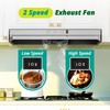 FIREGAS Range Hood 36 inch Under Cabinet, Ducted/Ductless Convertible Kitchen