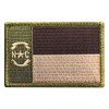 North Carolina State Flag NC Embroidered Hook Patch NCP1