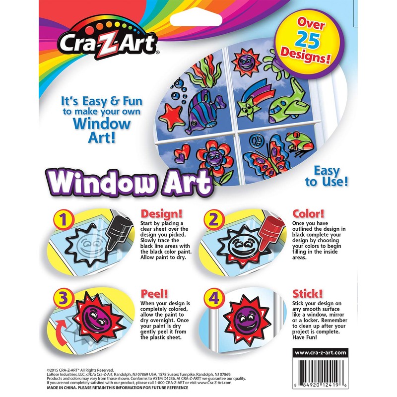 Cra-Z-Art Window Art, Medium Boxes (12419)