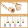 uxcell 20pcs Hanging Car Air Freshener Perfume Bottle, 10ml Pendant