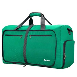 Gonex 150L Packable Travel Duffle Bag for Boarding Airline, Lightweight Foldable Gym Duffle Water Repellent & Tear Resistant Mint Green