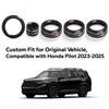 Polodunn for 2023-2025 Honda Pilot Accessories, 5pcs Aluminum Alloy Knob