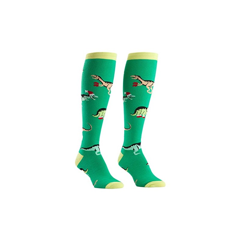 Sock It to Me, Santa Rex Women's Funky Socks Christmas