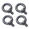 M6 Lifting Eye Bolts Made from Marine Grade A4 Stainless Steel 316 (Pack of 4)