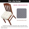 GOFORIT Memory Foam Cushion，Square Seat Cushions for Dining Chairs,Non-Slip Chair