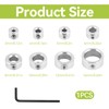 8 Piece Depth Stop Rings Set, Depth Stop for Drills