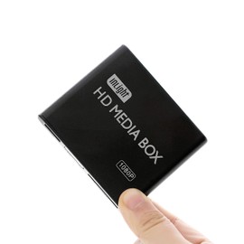 InLight Ultra Mini Multimedia Player for Car Use, Up to 3840*2160p, 30fps Resolution, Photo Animation Playback, Jane HDMI, AV Output, SD/USB, Japanese Language Support