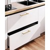 Coinkoly 10-Pack 5 Inch(128MM) Hole Center Champagne Bronze Cabinet Pulls,