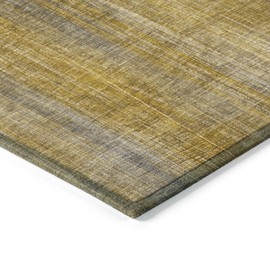 Addison Rugs Chantille ACN552 Brown 1'8" x 2'6 Indoor Outdoor Area Rug, Stain Resistant, Machine Washable, Non Shedding, Bedroom, Living Room, Dining Room, Kitchen Rug