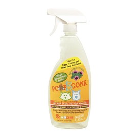 Pet Poop Stain and Odor Remover | 22 oz or 1 Gallon | Poop B Gone | Dogs and Cats Poop Stains Removal (22 Ounces)