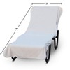 Luxury Hotel Spa Pool Fitted, Solid Terry Cloth Chase Lounge