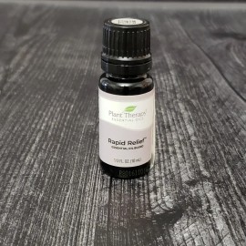 Plant Therapy Rapid Relief Essential Oil Blend, Single 10ml Dropper Bottle