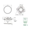 Osmi Electric MASSIVE Special Speaker, Waterproof, Embedded Type, OE-180WRII Low