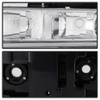 ACANII - For 1994-1998 Chevy Silverado Tahoe Suburban Chrome Bumper+Headlights+Signal