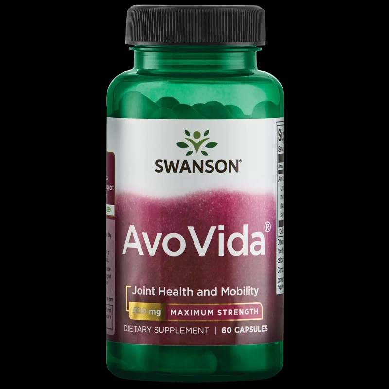 Swanson AvoVida Maximum Strength Capsules, 300 mg, 60 Count